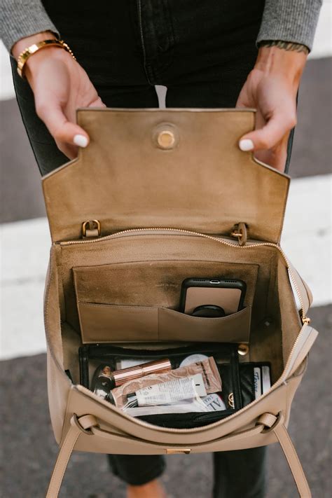 celine mini belt bag interior.